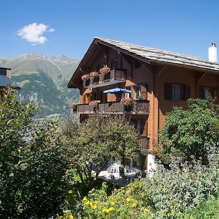 Chalet Soldanella Daire Grächen Dış mekan fotoğraf