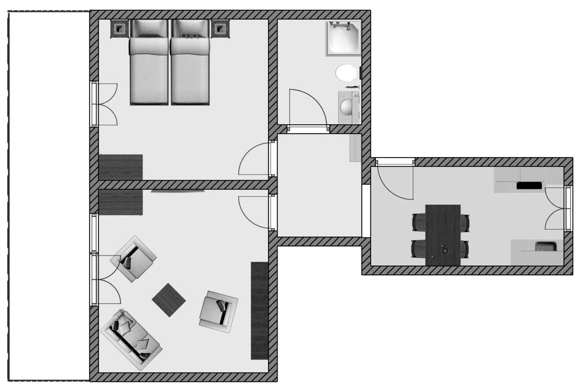 Chalet Soldanella Grächen Oda fotoğraf