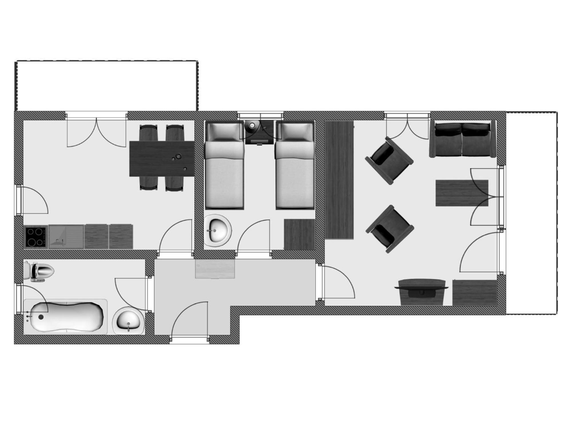 Chalet Soldanella Grächen Oda fotoğraf