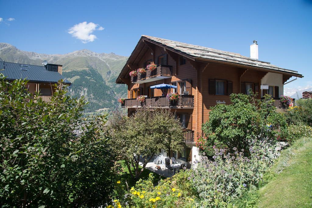 Chalet Soldanella Daire Grächen Dış mekan fotoğraf